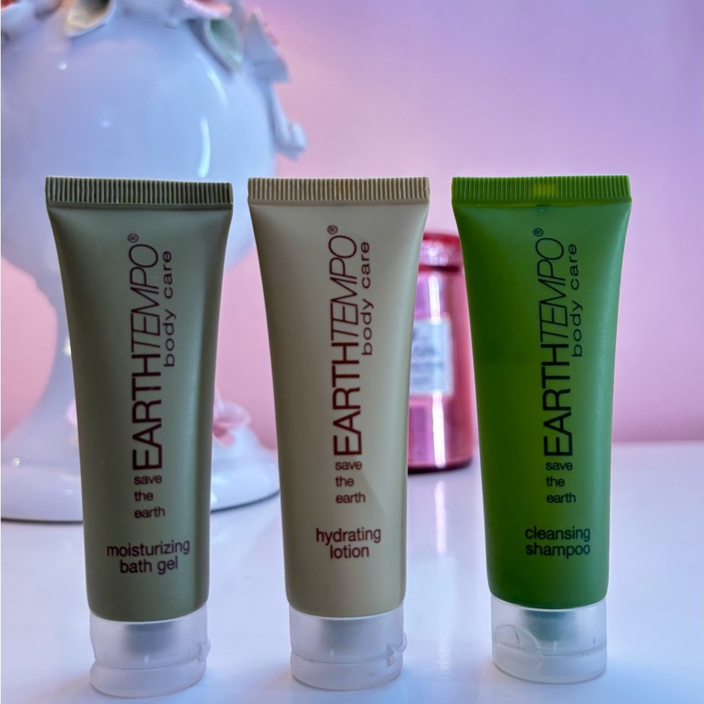 Set of 3 Cleaning Shampoo with green tea aroma, body care EarthTempo. - Picture 2 of 5